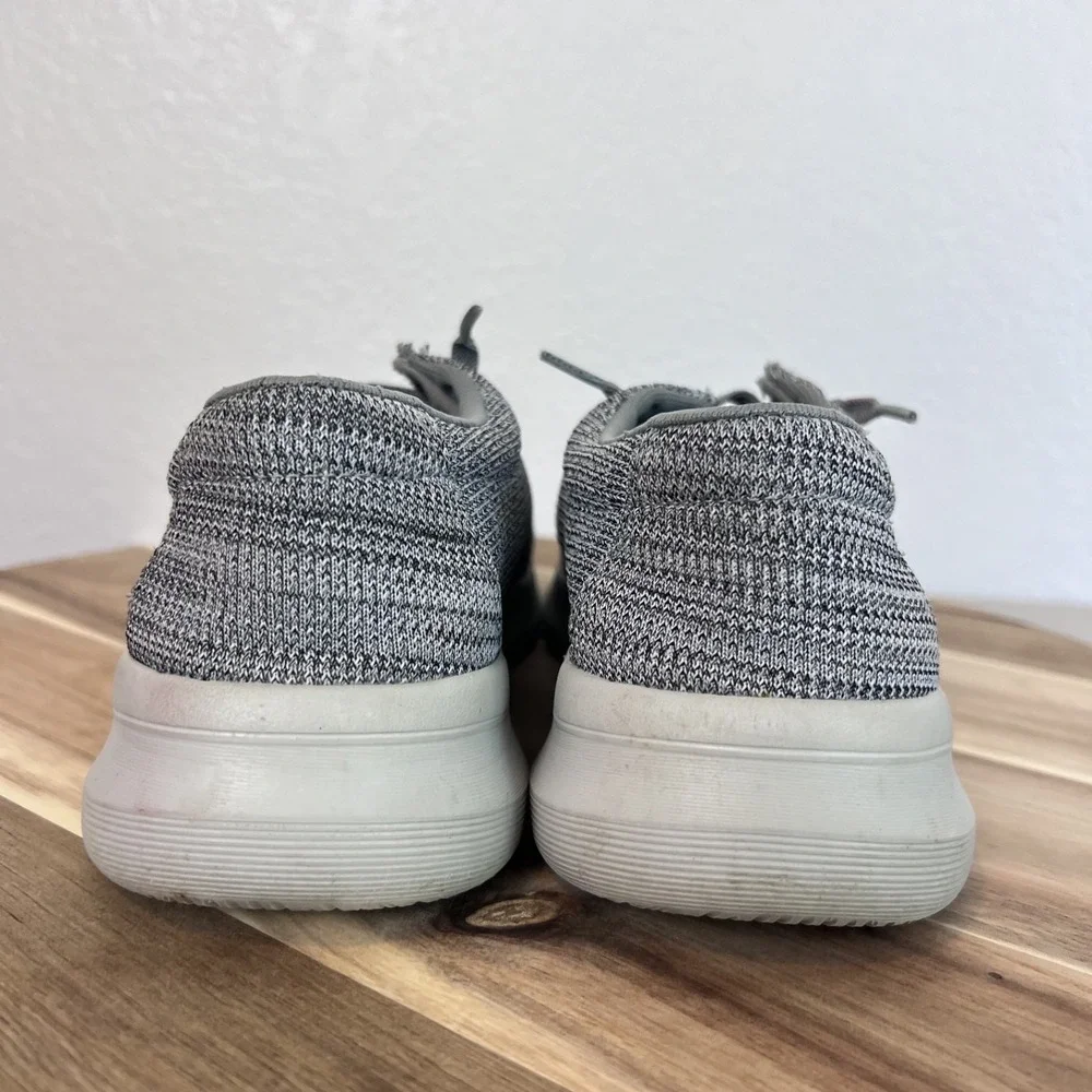 Skechers Melson Planon Shoes Mens 9 Gray Slip On Knit Slip On Comfort Casual